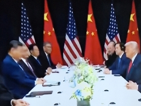 도널드 트럼프 미국 대통령과 시진핑 중국 국가 주석과 부산서 정상회담