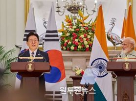 이 대통령 "한-인도, 최적의 파트너…전략산업 분야 협력 확대"