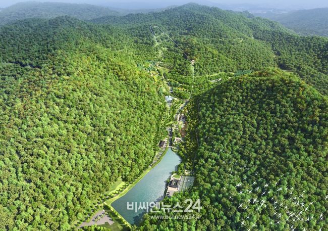 난대수목원 조감도