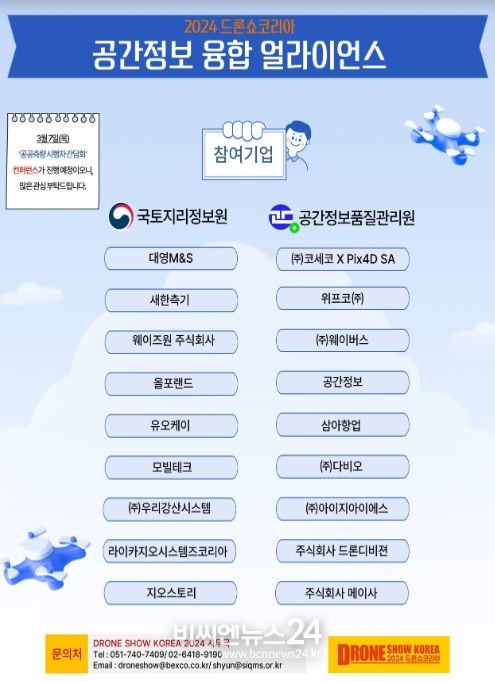 공간정보 융합 얼라이언스 포스터