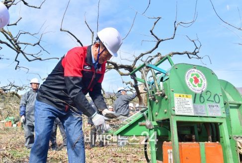 장성군, 3월 말까지 영농부산물 파쇄 지원