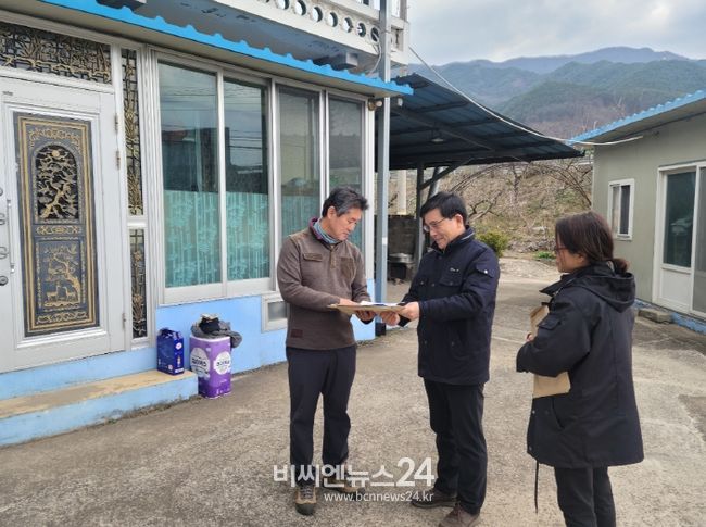 산청군 시천면, 귀농귀촌인 세대 방문