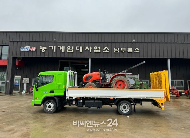 영광군 임대농기계 배송 추진