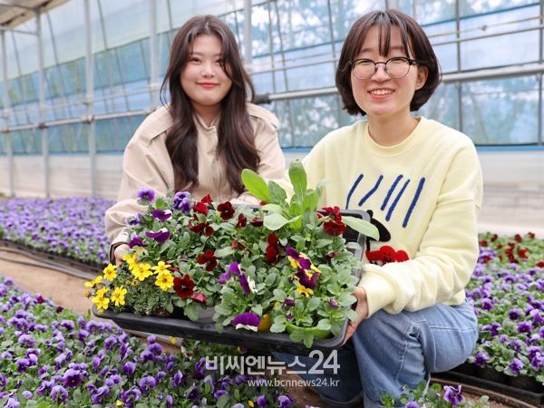 해남군“육묘장은 봄꽃 가득”봄소식 전하러 갑니다