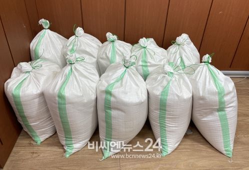 익명의 기부천사, 울주군 청량읍 이웃돕기 쌀 200㎏ 전달