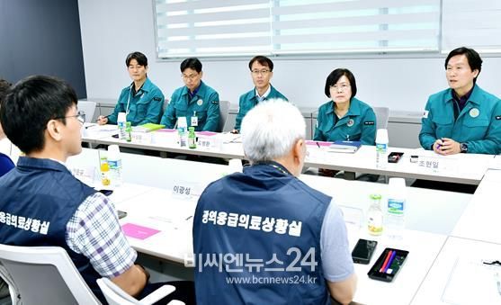 경산시, 경상권 광역응급의료상황실 방문