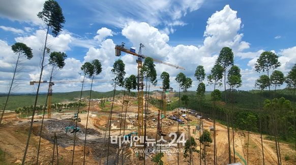 인도네시아 신수도건설 현장