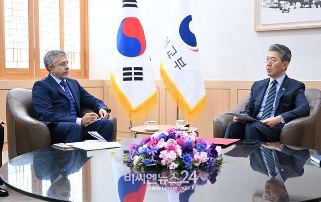 김홍균 1차관, 주한러시아대사 초치