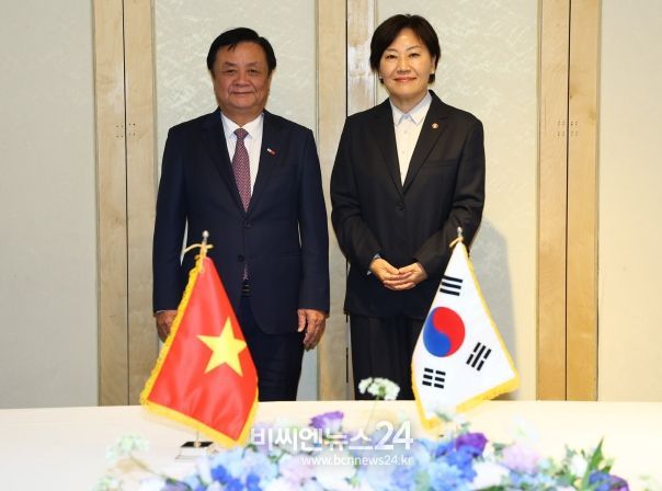 송미령 농식품부 장관, 베트남 농업부 장관과 양자 면담
