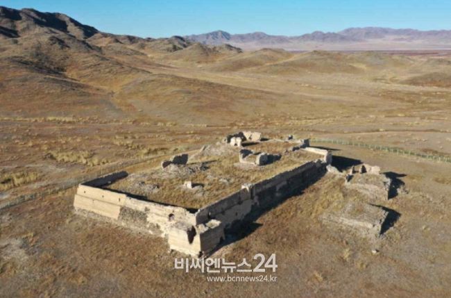 2024년 한-몽골 공동조사 대상(척틴 차강 바이신 성 유적)