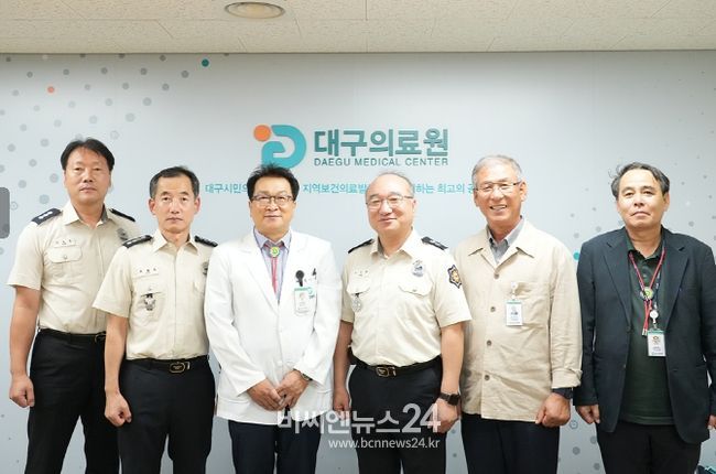 대구소방안전본부장, 대구의료원 현장 방문지도