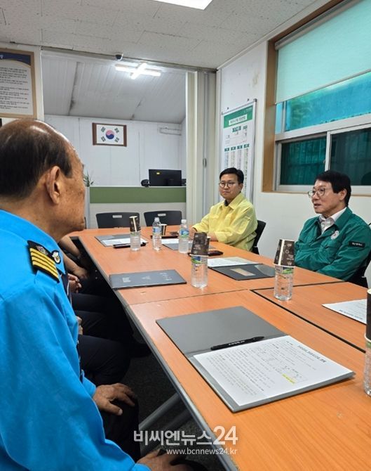 부산자치경찰위원회, 추석 앞두고 교통치안현장 점검
