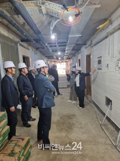 경북교육청, 경상북도교육청 직원관사 신축현장 명예감사관 일상감사 현장점검 실시