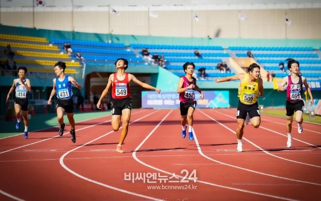 제61회 경상북도학생체육대회 육상경기 성황리에 종료