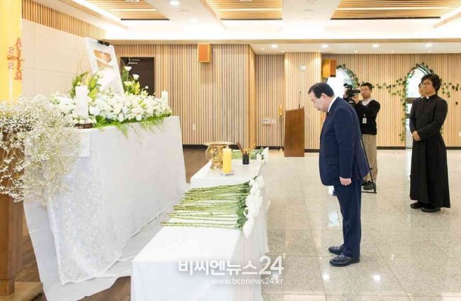 최민호 세종시장, 프란치스코 교황 선종에 깊은 애도