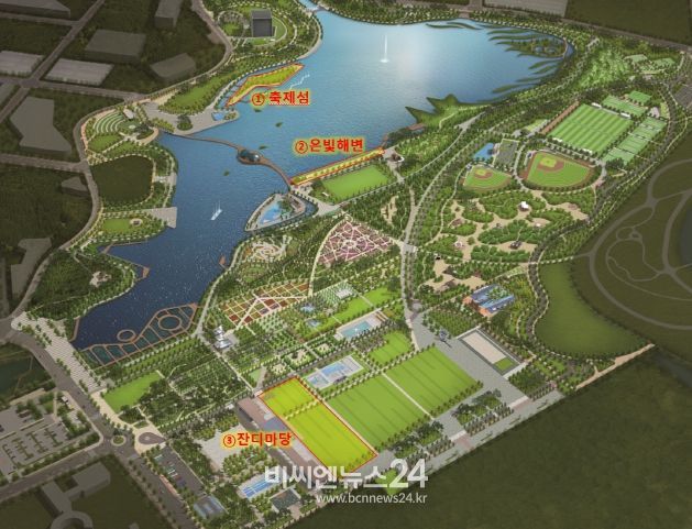 세종호수‧중앙공원에 텐트 설치가 가능한 그늘막존 본격 운영