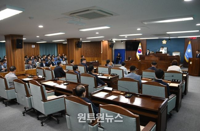 미추홀구의회, 제291회 임시회 개회 … 주요 안건 심의 본격 돌입