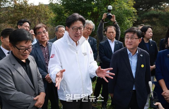 금정산국립공원 예정지 현장방문(금정산 남문습지)