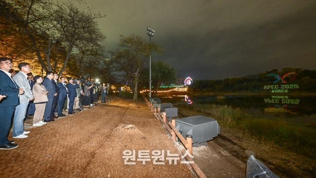 현재와 미래를 밝히는 '빛의 향연' 시연회