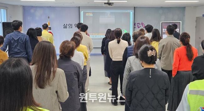 예천교육지원청, 화재 대비 민방위 훈련 실시