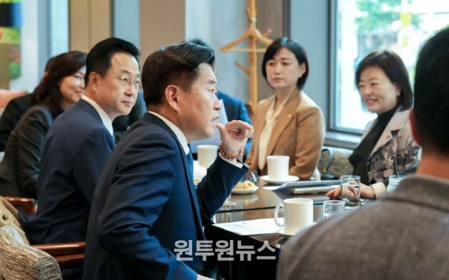 오영훈 제주특별자치도지사, 국회 교육위원회와 간담회