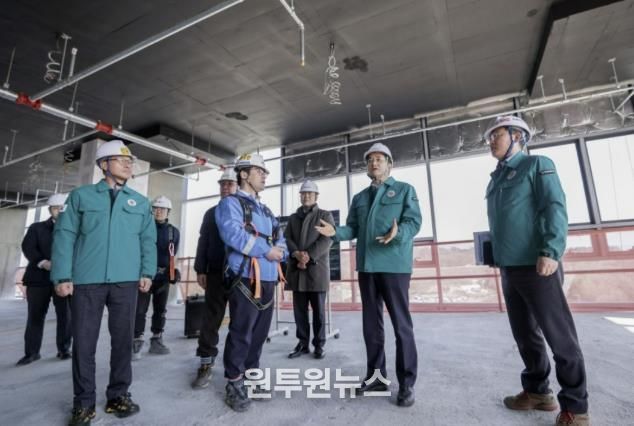 ‘사전대응 시스템’운영 일환으로 진행 중인 성사혁신지구 공사 현장점검