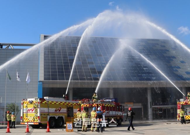 광명소방서, '2025년 재난대응 안전한국훈련' 실시