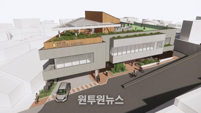 12월 준공 예정인 옥인동 공영주차장 및 체육시설