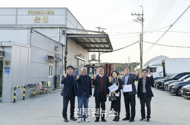 이충우 여주시장, 농업회사법인 은성 기업체 현장 방문