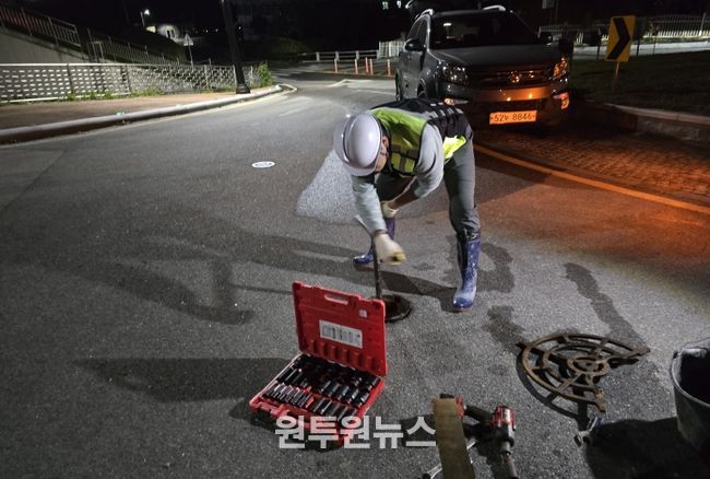 진안군, 진안읍 단양리 상수도관 세척 추진