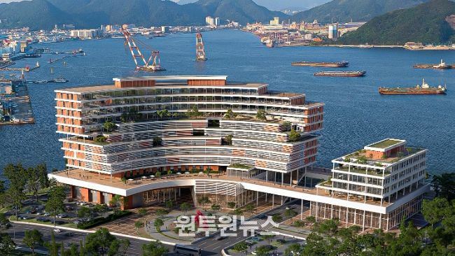 디지털마산자유무역지역 조감도