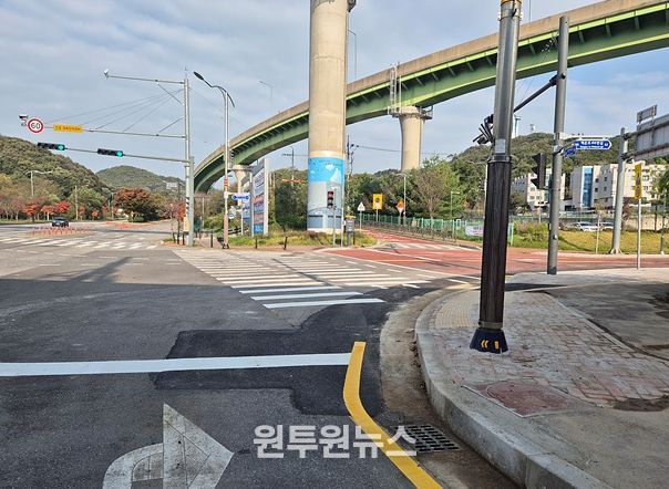 영종역 입구 진입로 개선