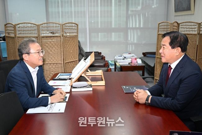 국회 방문 현안사업 국비 확보 총력