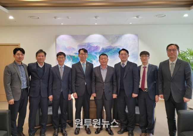 김명주 경제부지사-한국수자원공사 윤석대 사장 면담