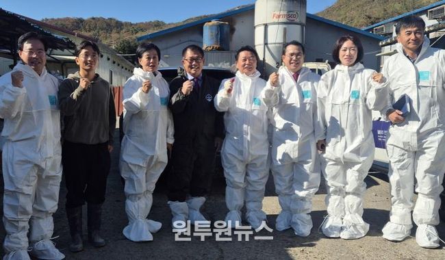 경기도의회 박명숙 의원, 농정위와 함께 양평 축산악취 저감 농가 현장 방문