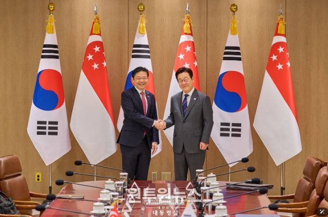 한국·싱가포르 정상회담(대통령실)