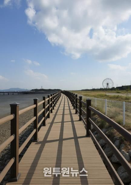 삽교호~음섬포구 해안둘레길 경관 사진