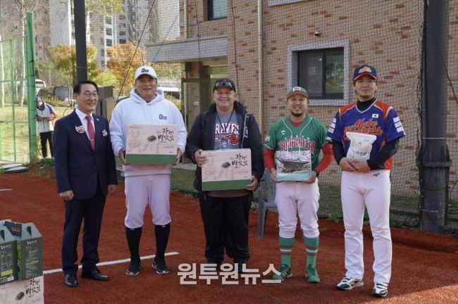 홍성군·김태균, 3개국 유소년 야구교류 '눈길'