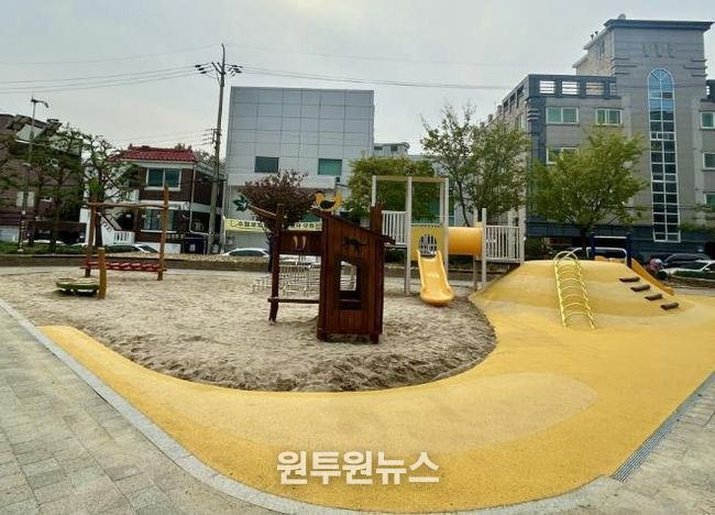 수원시 팔달구, 화서오거리어린이공원 리모델링 공사 마쳐