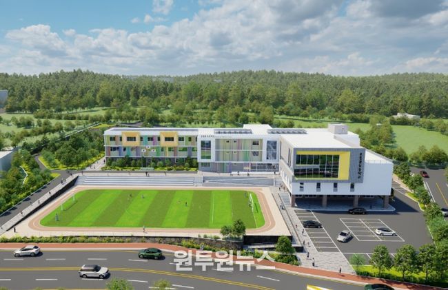 (가칭)오등봉초등학교 조감도