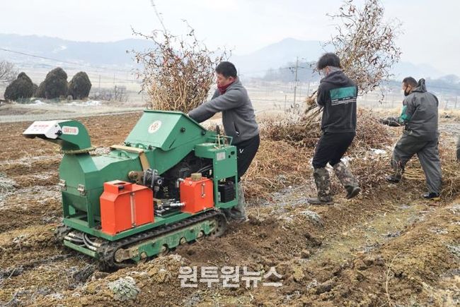 순창군, 영농부산물 파쇄 집중 지원… 산불 예방 효과 기대