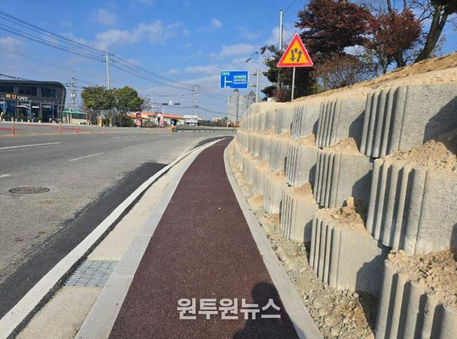 장호원읍, 경기도교육청남부연수원부터 샘재고개까지 보행자도로 설치