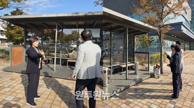 김원순 의원, 국민체육센터 흡연실 '청소년 간접흡연' 개선 나서