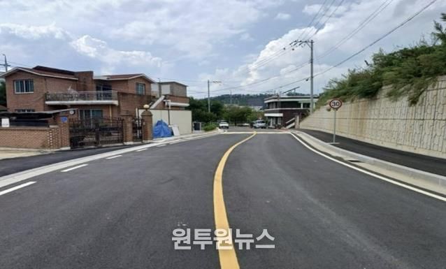 청주시, 농어촌도로 조성으로 농촌지역 교통망 확충