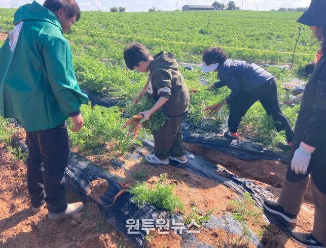 지난 1일 황토체험장에서 진행된 ‘제2회 황토야놀자 팜파티’