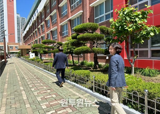 김효정 의원(국민의힘, 만덕ㆍ덕천) 백산초 현장방문