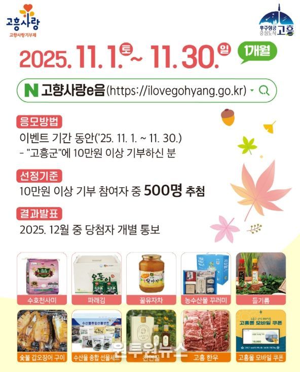 ‘고향사랑기부제 연말정산 이벤트’