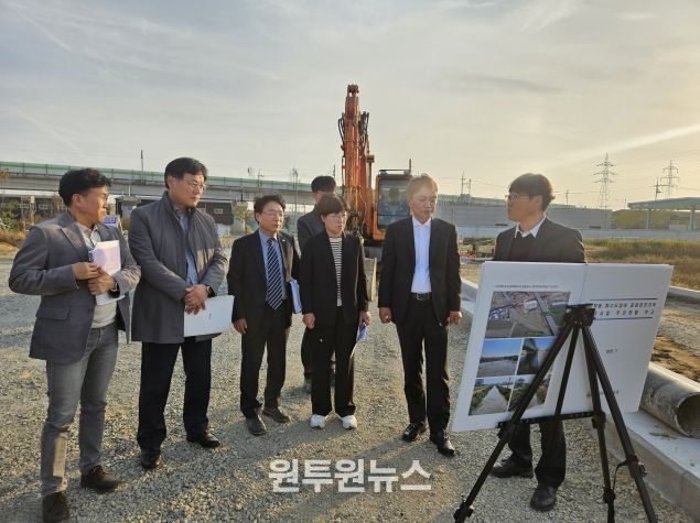 전북도, 익산 송학동 상습 침수지역 대응사업 현장 점검