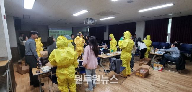 제천시보건소, 생물테러 대비·대응 소규모 훈련 실시