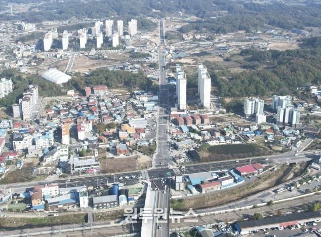 장야~상야간 도시계획도로 개통